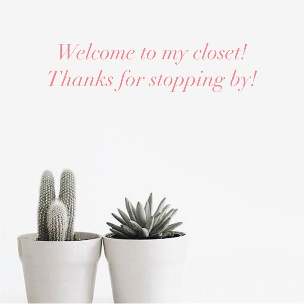 Welcome to my closet!